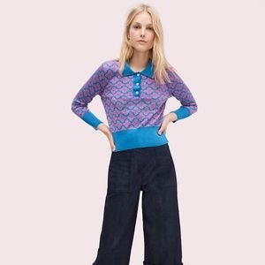 Kate Spade Flower Polo Sweater